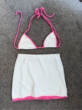 Frankie's bikini skirt and top set